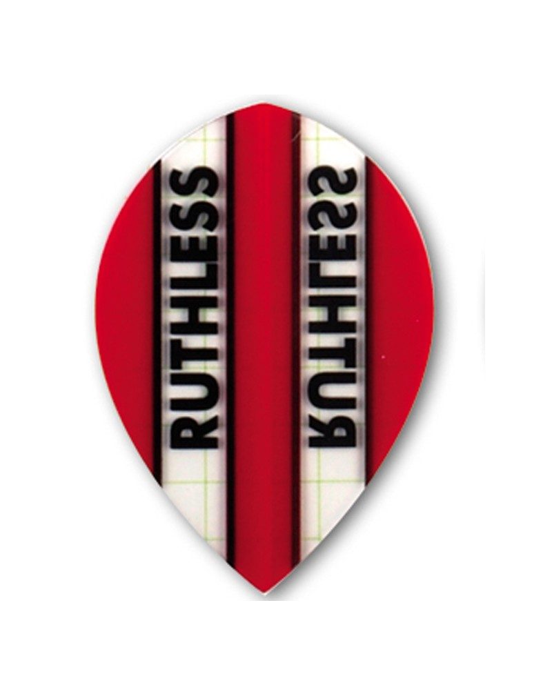 Darts Flights Ruthless 08 pear red