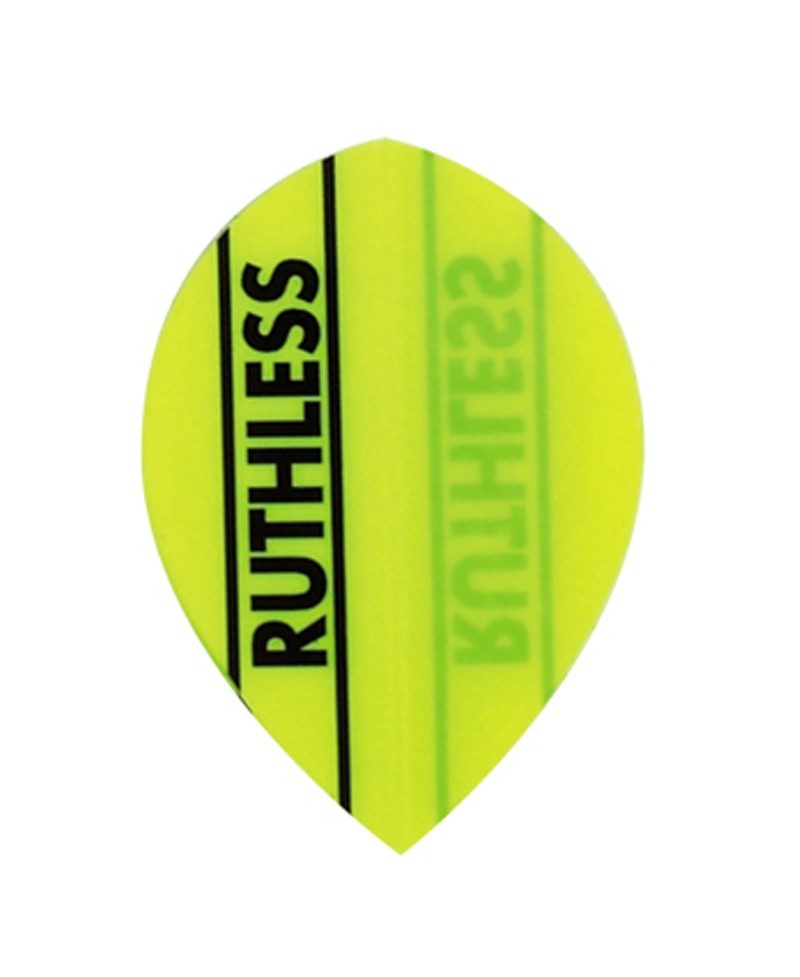 Darts Flights Ruthless 12 pear yellow