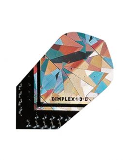 Aleta dardos Dimplex 3d slim negra