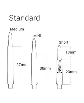 Clic Standard system shaft harrows darts