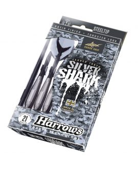 Dardos Harrows Silver Shark punta acero