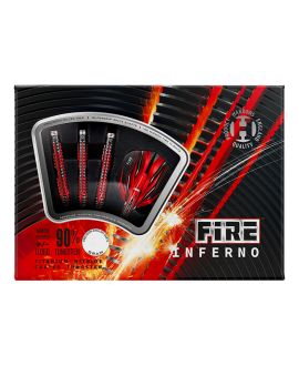 Dardos Harrows Fire Inferno 90% punta acero