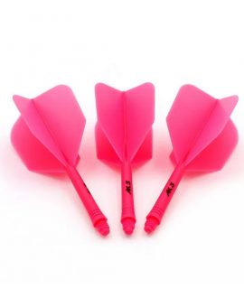 Cuesoul darts flight AK5 Rost Standard Pink M