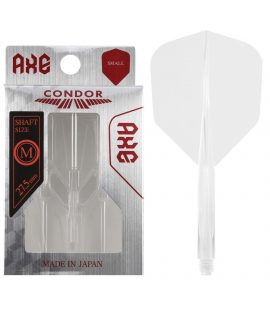 Condor AXE Dart Flights - SMALL Clear pack